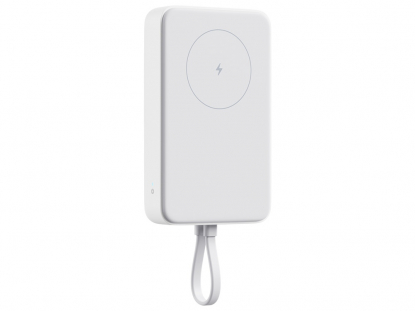 Внешний аккумулятор с кабелем Xiaomi 33W Magnetic Power Bank (Integrated Cable), 10000 мАч, белый