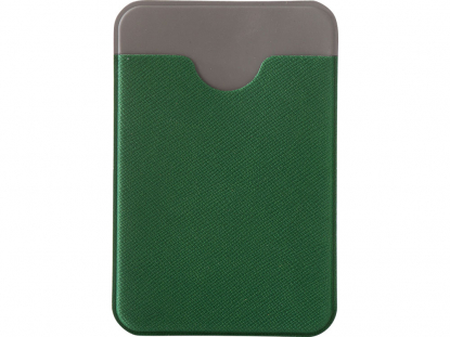 Картхолдер с креплением на телефон Favor, темно-зеленый