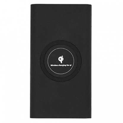Внешний аккумулятор Big Bank с беспроводной зарядкой, 10000 мАч, черный