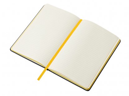 Бизнес блокнот А5 Босси Джуниор, черный с желтым