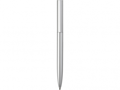 Ручка металлическая шариковая Minimalist, софт-тач, серебристая