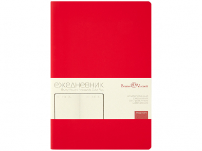 Ежедневник недатированный А5 Megapolis Color Flex New, красный
