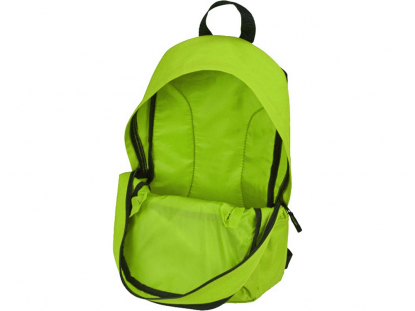 Рюкзак Смарт, ярко-зеленый, открытый