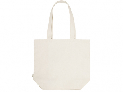 Сумка для шоппинга Cotton из переработанного хлопка, 280 г/м2, натуральная
