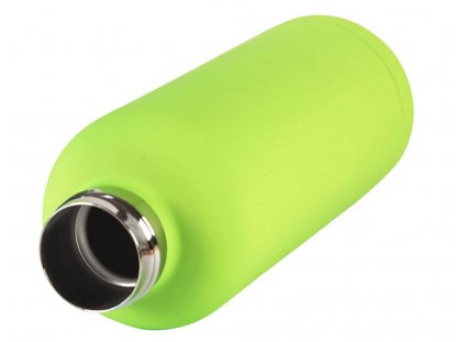 Вакуумная термобутылка ODIN, soft-touch, светло-зеленая