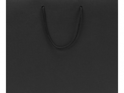 Пакет подарочный Imilit W, черный, вид спереди