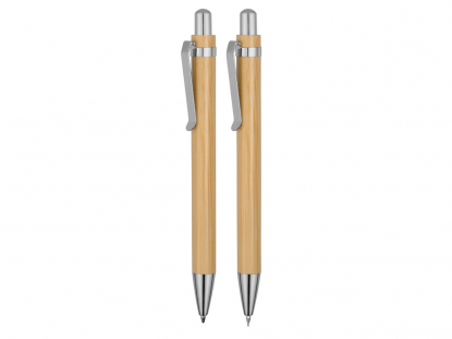 Набор Bamboo: шариковая ручка и механический карандаш, вид сбоку