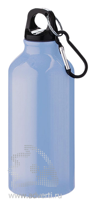 Бутылка Oregon с карабином, светло-синяя