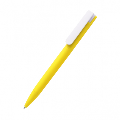 Ручка шариковая Mira Soft, жёлтая