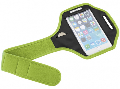 Наручный чехол для смартфонов Gofax, светло-зеленый, в открытом виде