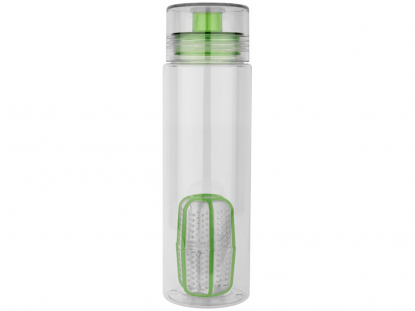 Бутылка Trinity, зелёная прозрачная, вид спереди