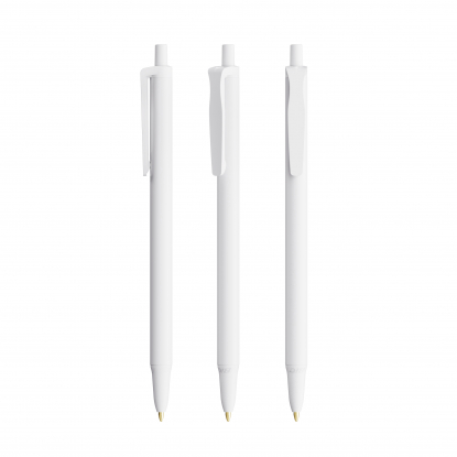 Шариковая ручка Bic Clic Stic, белая