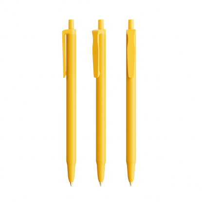 Шариковая ручка Bic Clic Stic, жёлтая