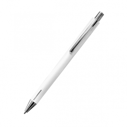 Шариковая ручка Elegant Soft, белая, вид спереди
