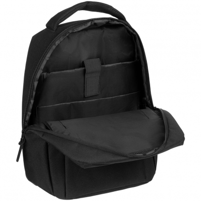 Рюкзак для ноутбука Onefold, черный, открытый