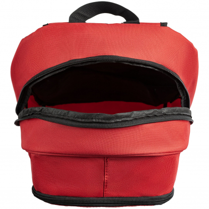 Рюкзак Unit Back To Back, красный, вид сзади