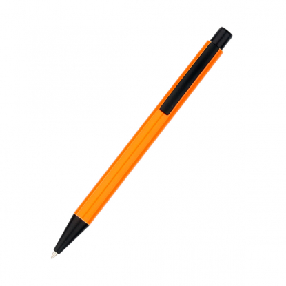 Ручка Deli, оранжевая, вид спереди
