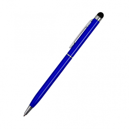 Ручка-стилус Dallas Touch, синяя, вид сбоку