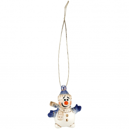 Фарфоровая елочная игрушка Olaf, общий вид