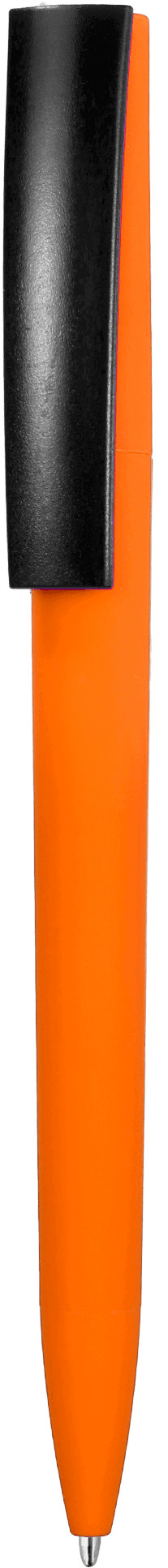 Ручка ZETA SOFT MIX, оранжевая с чёрным