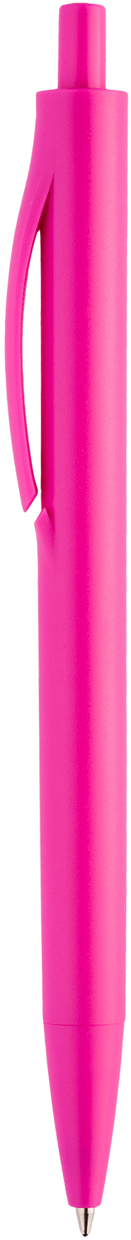 Шариковая ручка Igla Color, розовая, вид сбоку