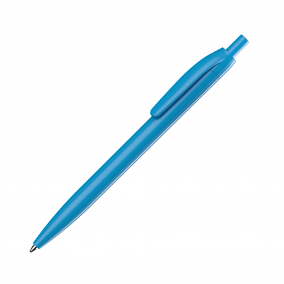 Ручка шариковая Phil из антибактериального пластика, бирюзовая