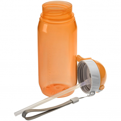 Бутылка для воды Aquarius, оранжевая, без крышки