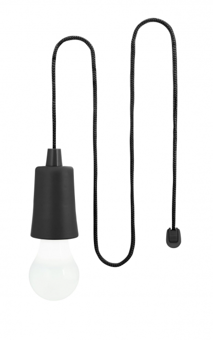 Лампа портативная Lumin, чёрная, общий вид