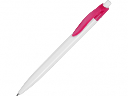Ручка пластиковая шариковая Какаду, ярко-розовая