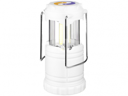 Фонарик Cobalt, белый, с нанесением