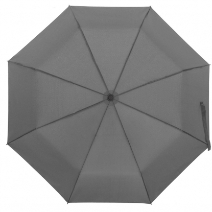 Зонт складной Monsoon, серый, купол