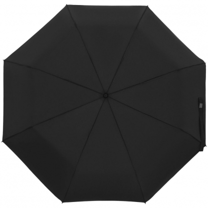 Зонт складной Show Up со светоотражающим куполом, чёрный