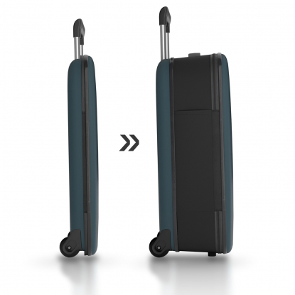 Чемодан складной Rollink Vega II, темно-бирюзовый