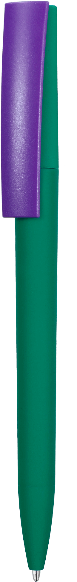 Ручка ZETA SOFT BLUE MIX, зеленая с фиолетовым
