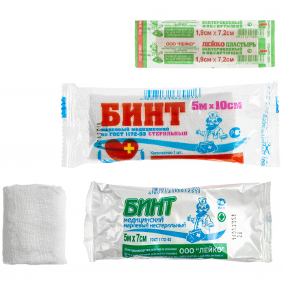 Набор для оказания первой помощи Take Care, состав