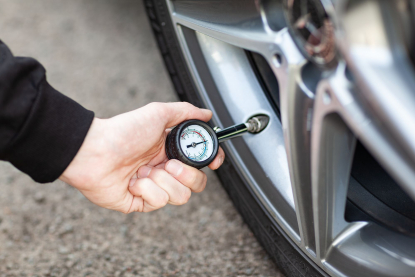 Шиномер легковой Measure Up, пример использования