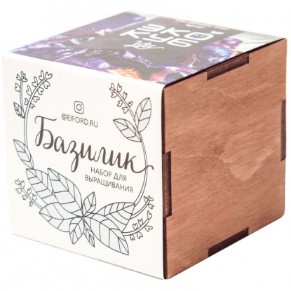 Набор для выращивания Экокуб Lite, базилик