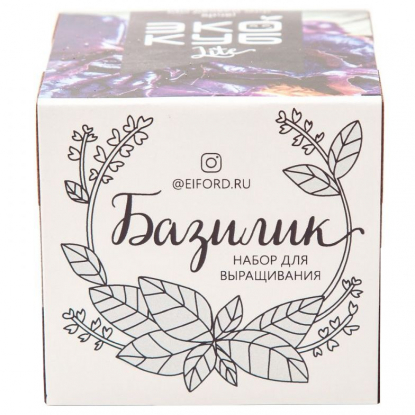 Набор для выращивания Экокуб Lite, базилик