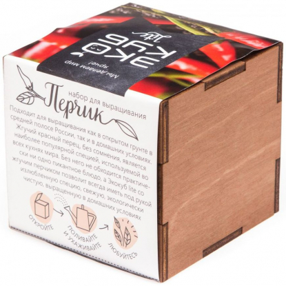 Набор для выращивания Экокуб Lite, перчик