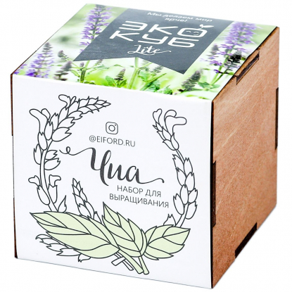Набор для выращивания Экокуб Lite, чиа