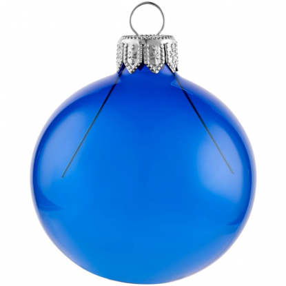 Елочный шар Gala Night в коробке, 6 см, синий