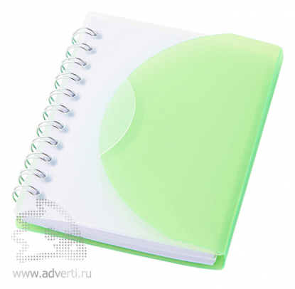Блокнот А7 Post, зеленый