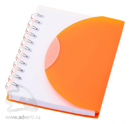 Блокнот А7 Post, оранжевый