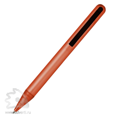 Ручка шариковая Smooth, красная прозрачная