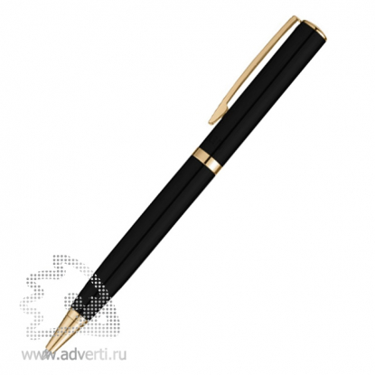 Шариковая ручка, Balmain, чёрная, вид сбоку