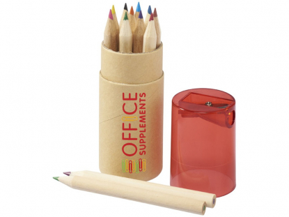 Набор карандашей, красный, с нанесением