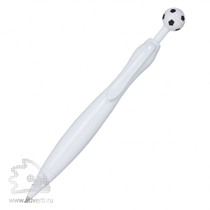 Шариковая ручка Naples football, белая