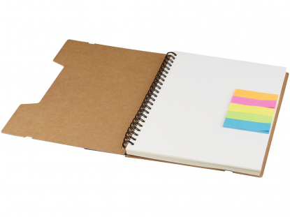 Блокнот А5 Josie, синий, открытый