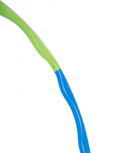 Обруч массажный Hula Hoop, сине-зеленый, секции