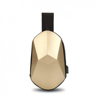 Сумка на плечо Xiaomi Tajezzo Beaborn Polyhedron Chest Bag, золотистая